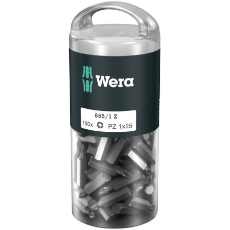 WERA Kruiskop PZ 1 Z-bits 855/1 Phillips WERA Kruiskop PZ 1 Z-bits 855/1 Phillips