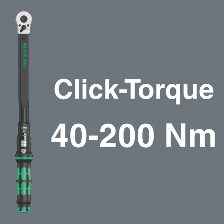 WERA Click-Torque C 3 Momentsleutel Set 1 40-200 Nm