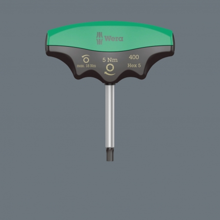 WERA 400 i Hex draaimoment 5.0 Nm T-Grip Inbus 5.0x60 mm WERA 400 i Hex draaimoment 5.0 Nm T-Grip Inbus 5.0x60 mm