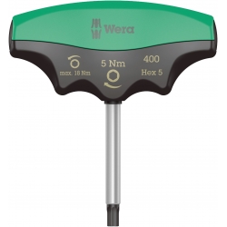 WERA 400 i Hex draaimoment 5.0 Nm T-Grip Inbus 5.0x60 mm