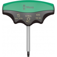 WERA 400 TX Draaimoment 4.0 Nm T-Grip TX 20 WERA 400 TX Draaimoment 4.0 Nm T-Grip TX 20