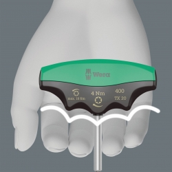 WERA 400 TX Draaimoment 5.0 Nm T-Grip TX 25 WERA 400 TX Draaimoment 5.0 Nm T-Grip TX 25