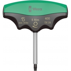 WERA 400 TX Draaimoment 5.0 Nm T-Grip TX 25