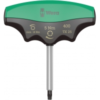 WERA 400 TX Draaimoment 5.0 Nm T-Grip TX 25 WERA 400 TX Draaimoment 5.0 Nm T-Grip TX 25