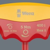 WERA 400 i VDE Hex Draaimoment 4.0 Nm T-Grip Inbus 4.0x100 mm