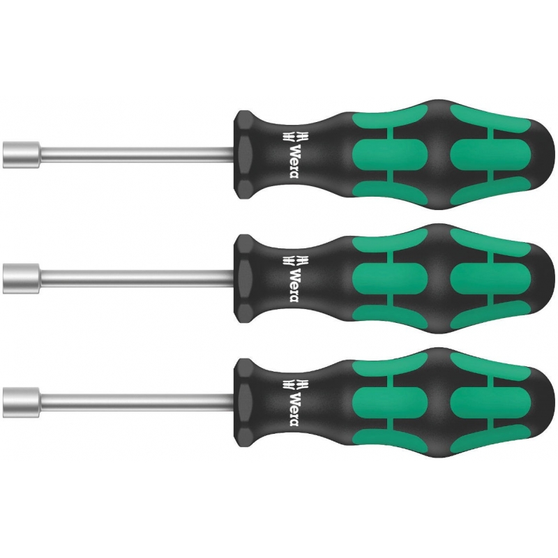 WERA 395 HO/3 Dopsleutel Schroevendraaierset, sanitair