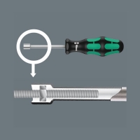 WERA 395-dopschroevendraaier Holle Schacht 6.0 mm HO Kraftform Plus Serie 300 WERA 395-dopschroevendraaier Holle Schacht 6.0 mm HO Kraftform Plus Serie 300