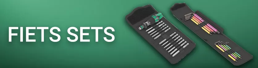 WERA bicycle Set. Drie nieuwe fietssets. Bicycle Set 1, 2 , 3 en 4.