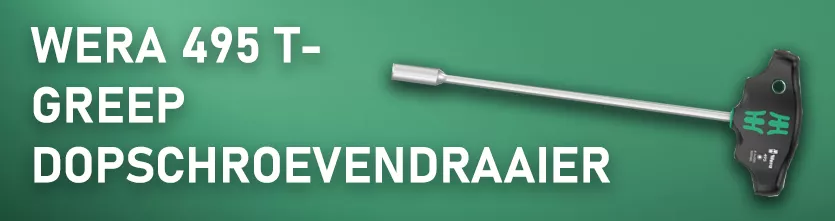 WERA 495 T-greep Dopschroevendraaier