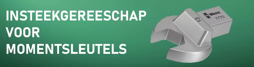 Insteekgereedschap voor momentsleutels