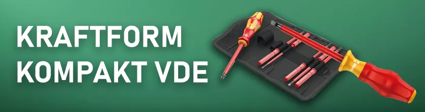 WERA Serie 100 Kraftform Plus - Kompakt - VDE veilig werken
