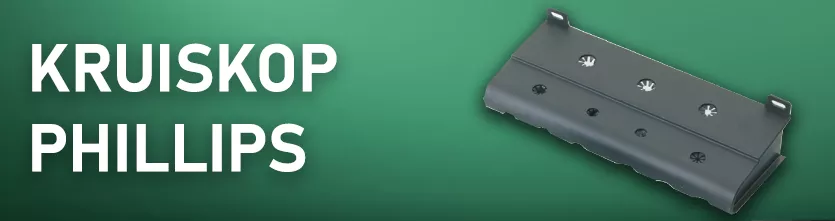 De WERA Phillips-kruiskop ui de betaalbare Kraftform Comfort serie.