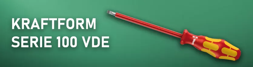 WERA Kraftform-technologie toegepast op VDE-technologie.