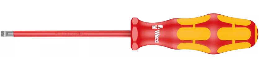 WERA VDE geïsoleerde Sleuf/zaagsnede-schroevendraaier