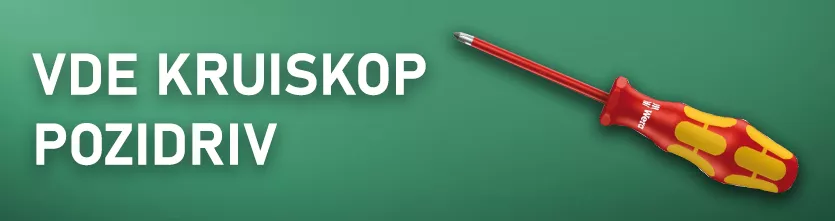 WERA VDE geïsoleerde Pozidriv-schroevendraaier