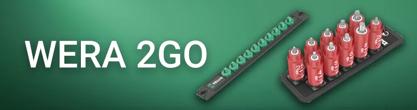 WERA 2GO. Het WERA draagsysteem voor gereedschap super handig