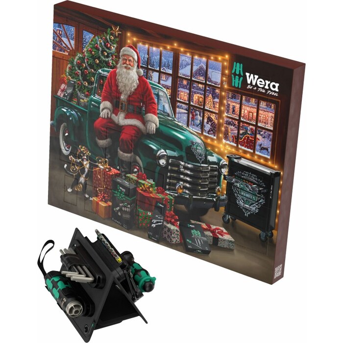 WERA Adventskalender 2026: 24 dagen aftellen naar kerst met echt gereedschap